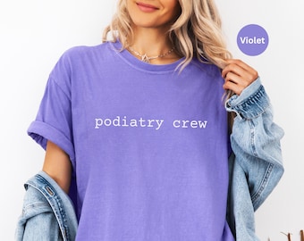 Shirt podologie, T-shirt voetarts, T-shirt podotherapeut, medische bloementop, cadeau voetspecialist, t-shirt podotherapeut cadeau voor vrouwen