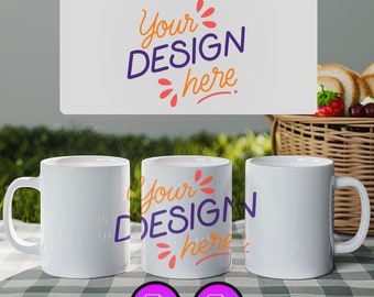 Maquette de tasse à café de 11 oz | PNG et PSD d'objets intelligents