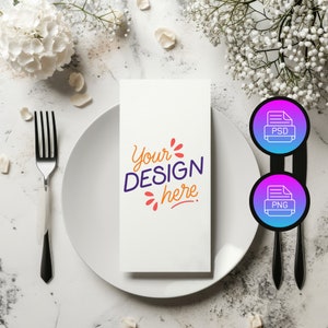 Wedding Menu Mockup | Wedding Card Mockup | Boho Wedding Menu Mockup | Wedding Stationery Mockup | Canva PNG and Smart Object PSD