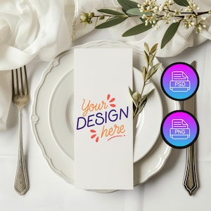Wedding Menu Mockup | Wedding Card Mockup | Boho Wedding Menu Mockup | Wedding Stationery Mockup | Canva PNG and Smart Object PSD