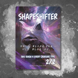 Jeton personnalisé MTG 2/2 SHAPESHIFTER + livraison gratuite - Ligne manga pour platines de test