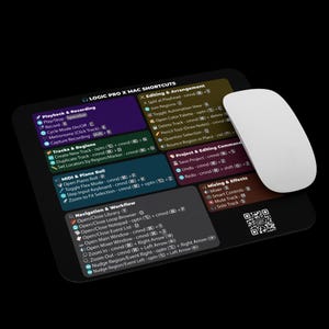 Logic Pro X Mac Shortcuts Mouse Pad