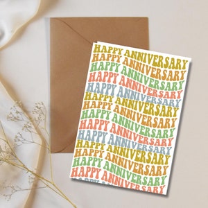 Carte imprimable colorée de joyeux anniversaire Carte de topographie de joyeux anniversaire Carte de voeux de joyeux anniversaire