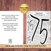 Editable Printable 75th Birthday Card, Printable Birthday Card 75th ...
