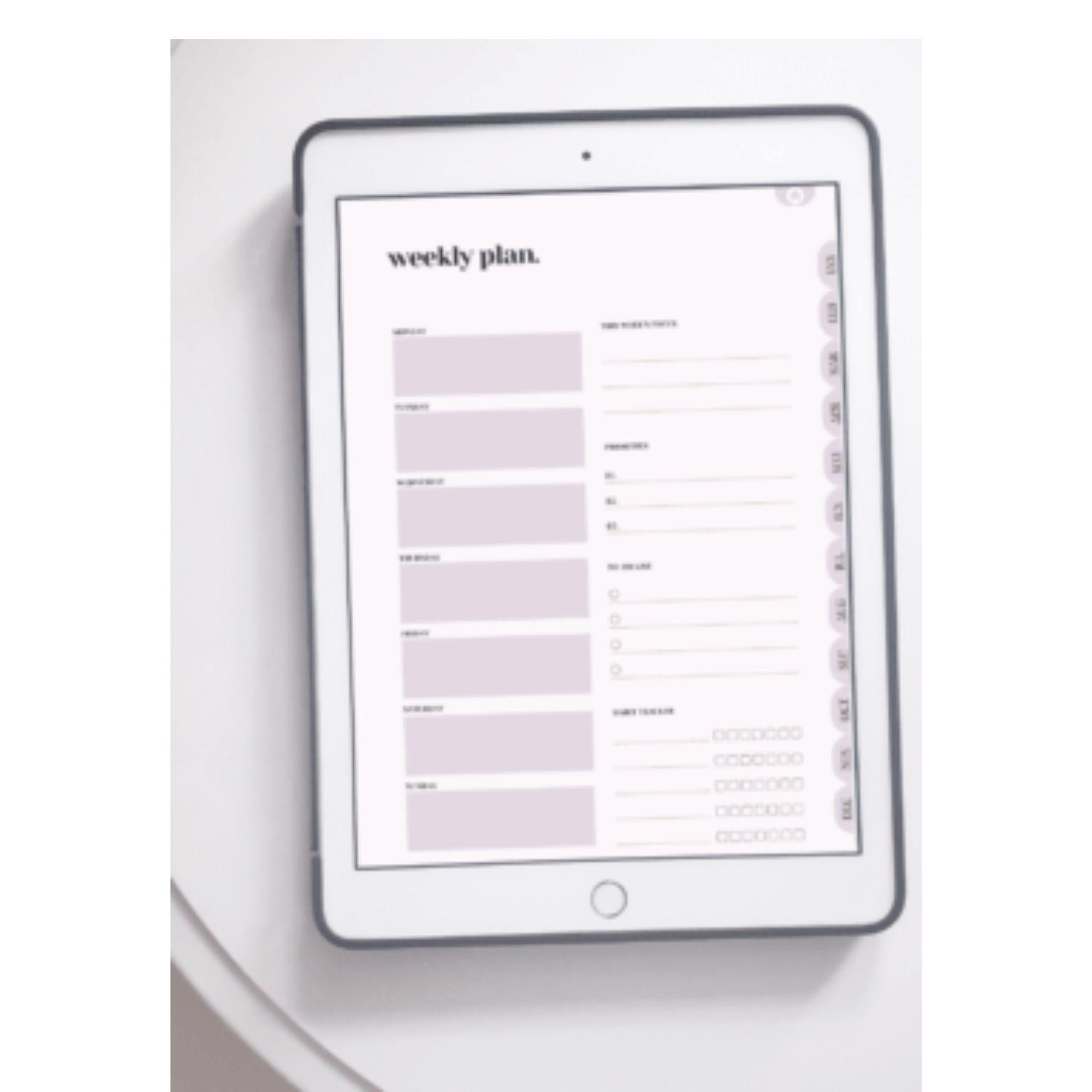 2026 Hyperlinked Digital Planner Editable Canva Template Resell Ready ...