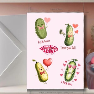 Ti amo sottaceti stampabile carta divertente sottaceti buon anniversario per fidanzata moglie carta stampabile divertente sottaceti anniversario carta