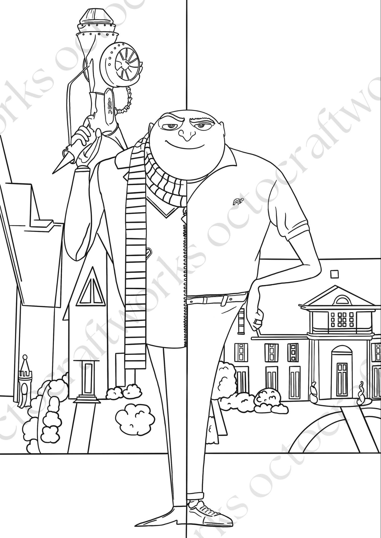 Despicable Me 4 Coloring Pages , Kids Coloring Pages , Kids Activity ...