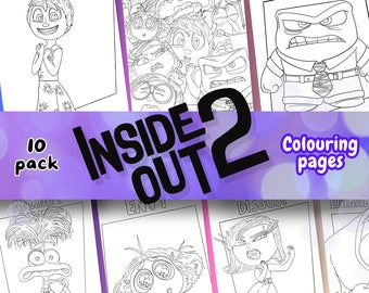 inside out 2 coloring pages , kids colouring pages , kids activity sheets printable , A4 preschool toddler coloring