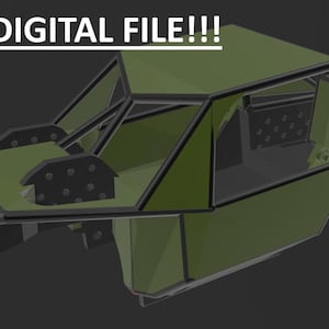 TRX4M Mini Bomber Chassis with headlight, tail light and rock light pockets. DIGITAL FILE ONLY