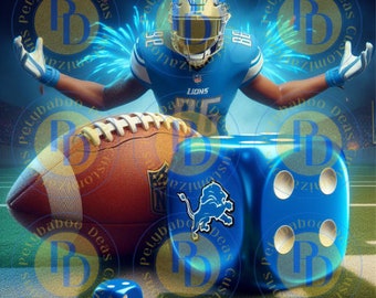 Detroit Football and Dice