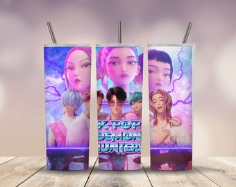 Huntrix Inspired Tumbler