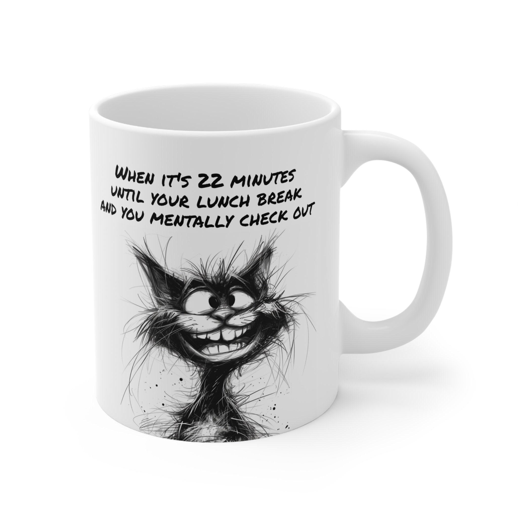 Lunch Break Time/ Ceramic Mug 11oz - Etsy