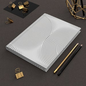 Thin Circles Hardcover Journal Matte