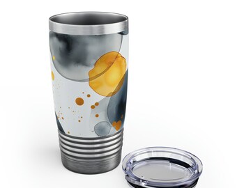 Gouden aquarel Ringneck tuimelaar, 20oz