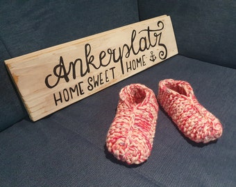 Slippers size 24-25 handmade