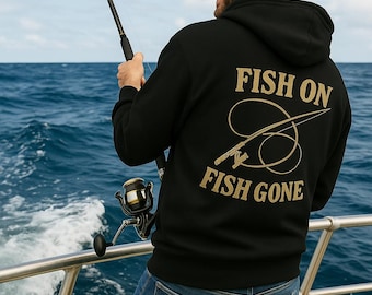 Funny Fishing Hoodie Sweatshirt for Men - Etsy