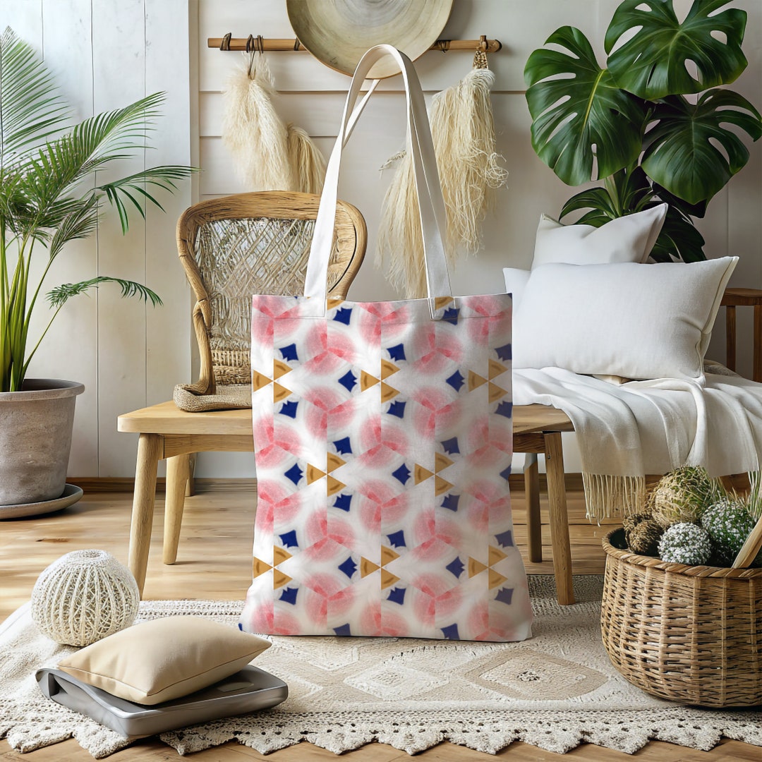 Custom Colors Tote Bag, Vivid Colors, Fresh Designs, 3 Sizes Available ...