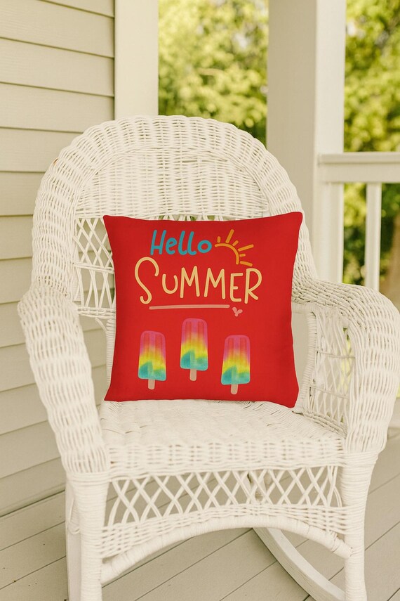 Waterproof Outdoor Pillow: Fun Summer Designs, Porch Patio Decor