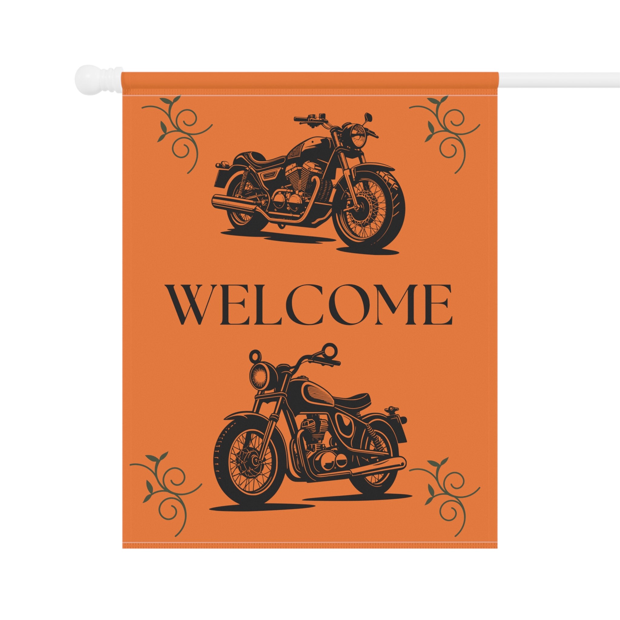 Harley Davidson Motorcycle Flag – 2x8 Ft Garage Wall Banner For