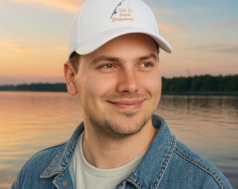 Gorra de pescador sencilla, gorra cristiana para padres pescadores, gorra para actividades al aire libre con mensaje de fe