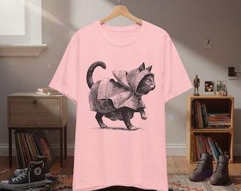 Medieval Cat T-Shirt | Knight Cat Illustration