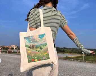 Anime-Lover Canvas-Tasche Mit Reißverschluss – „Life Is Better With Anime“