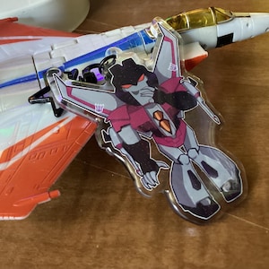予約販売：トランスフォーマー アニメイテッド TFA スタースクリーム3 アクリルチャーム