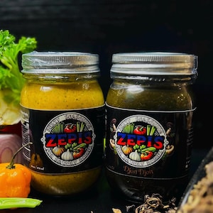 Authentic Haitian Epis seasoning and Djondjon Black Mushroom Rice marinade Bundle Perfect for Flavorful Home Cooking and Gourmet Gifts