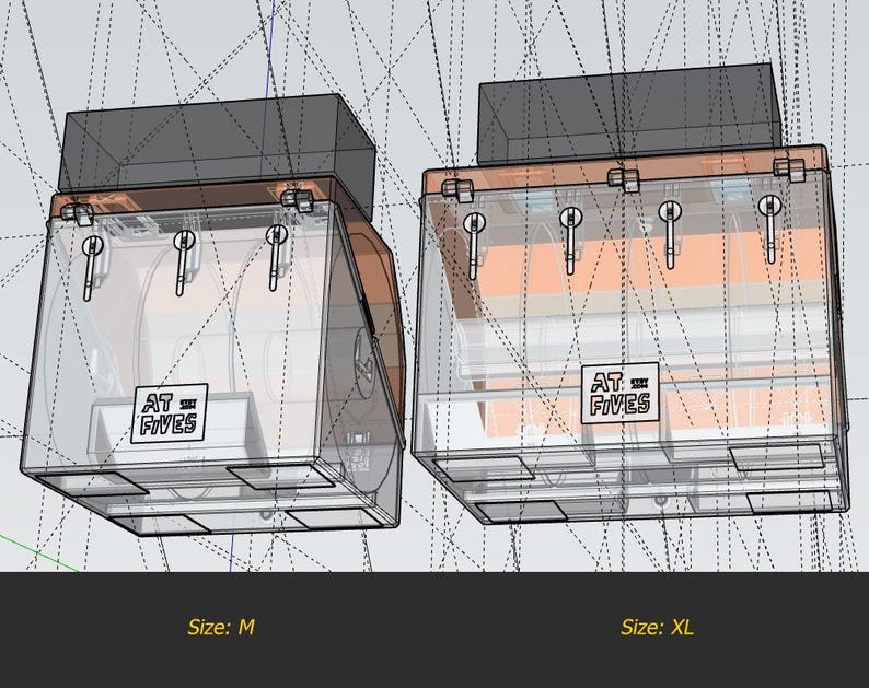 AtFives Multispool Drybox - Size Variants - Back