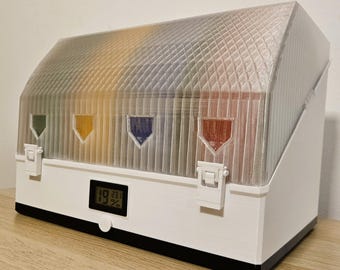 Drybox modulare multi-bobina per stampa 3D – Controllo di umidità e temperatura, compatibile con PolyDryer e SnapDryer, pronto per la stampa multicolore