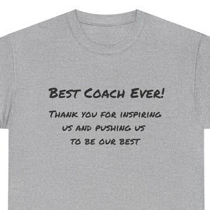 Coach T-shirt, Coach Gift, Best Coach Gift, Coach shirt, Baseball Coach Gift, Soccer coach gift, Football coach gift