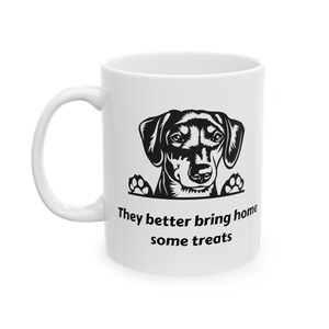 Dachshund Coffee mug, Dachshund coffee cup, Weiner dog mug, Weiner dog coffee mug, Dachshund owner gift