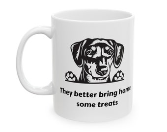 Dachshund Coffee mug, Dachshund coffee cup, Weiner dog mug, Weiner dog coffee mug, Dachshund owner gift