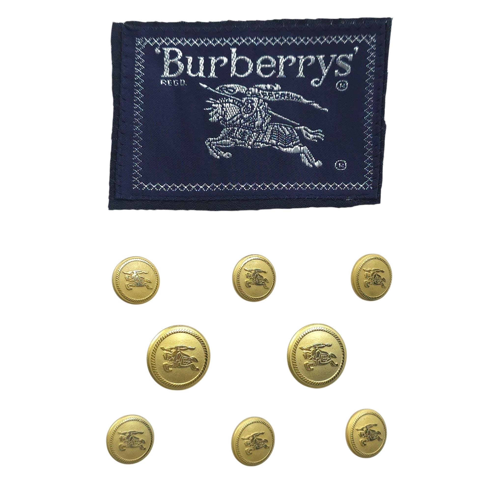 Burberry Gold Button - Etsy