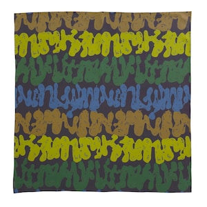 Fabric Frontline Zürich Multicolor Seide quadratischer Schal 68 x 70 cm