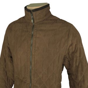 Barbour Womens Brown Knee Length Cash Touch Long Quilt Jacket UK 12 | US 8 | M