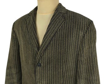 Vintage Hugo Boss Brauner Cord Blazer mit Ellbogenschützern (EU 52 / US 42 / XL)
