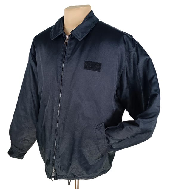 Vintage Schott NYC Mens Black Security Bomber Jacket Type: 978-31