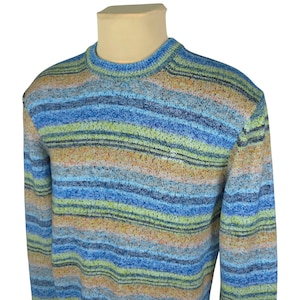 Gant Mens Multicolor Striped Cotton Sweater Jumper Size M