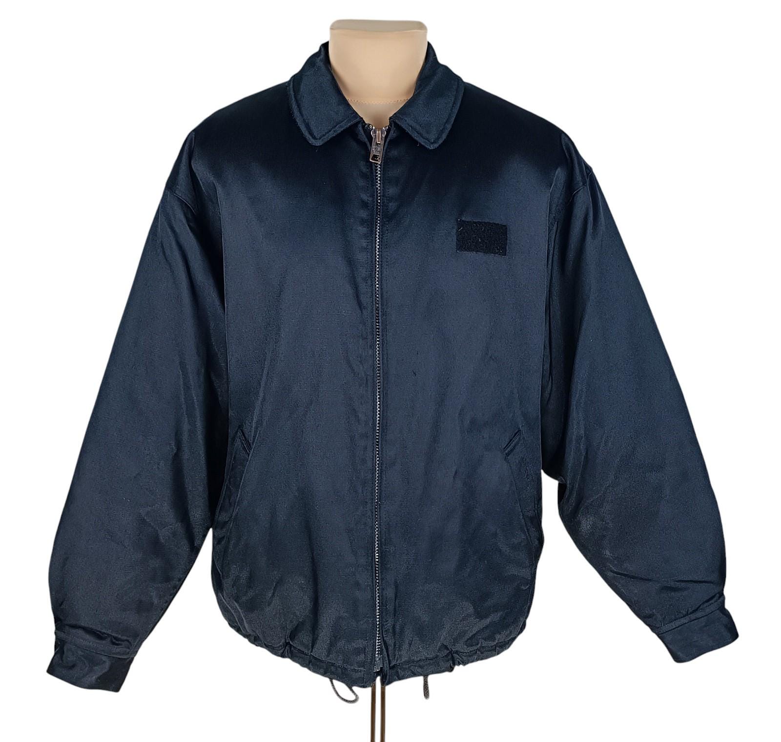 Vintage Schott NYC Mens Black Security Bomber Jacket Type: 978-31 Size XL