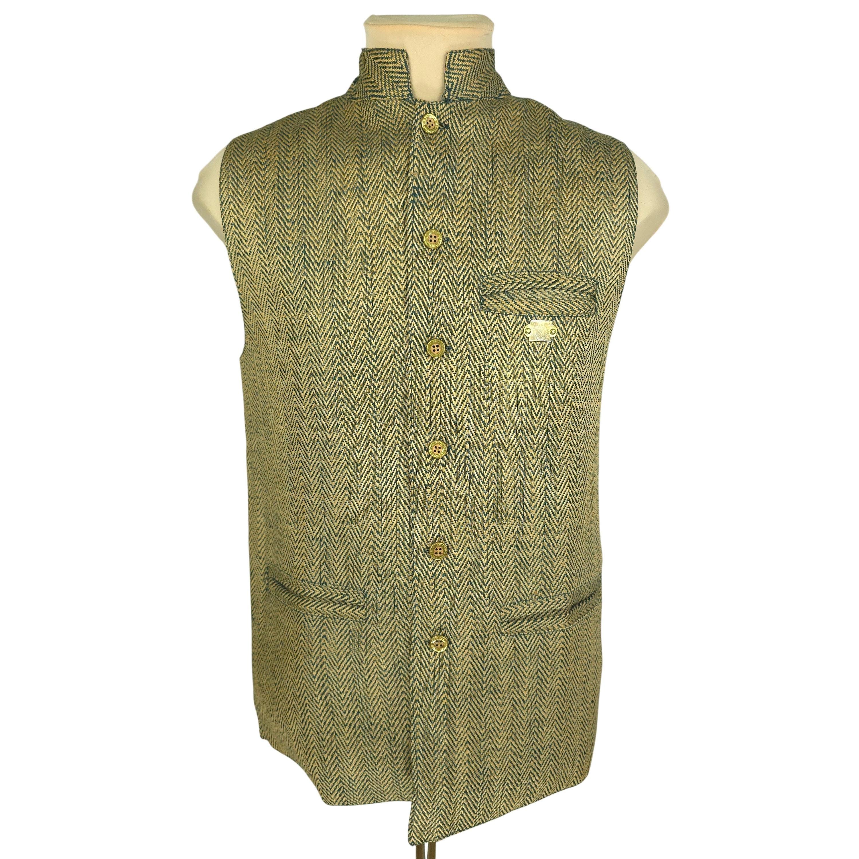 Vintage French Workwear Vest - Etsy