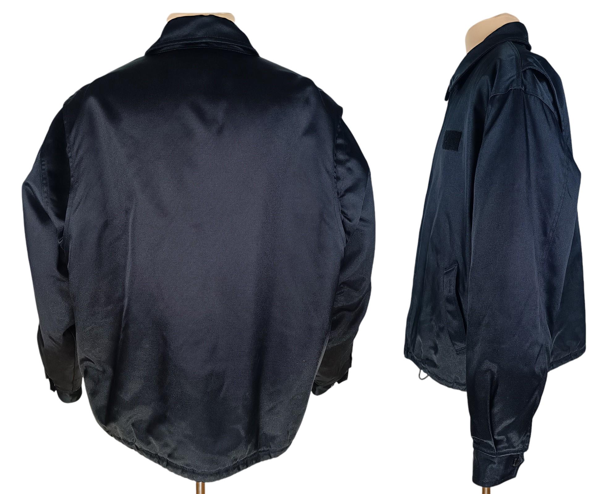 Vintage Schott NYC Mens Black Security Bomber Jacket Type: 978-31