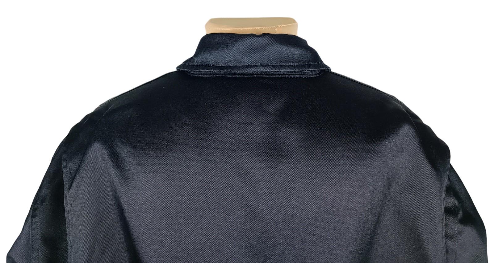 Vintage Schott NYC Mens Black Security Bomber Jacket Type: 978-31