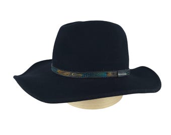 Stetson Wilder Chapeau de cow-boy noir Vitafelt pour homme, noir, taille XL / 61 cm