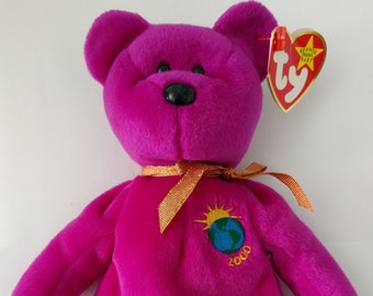 A rare vintage collectible beanie bear from the Millennium Age !