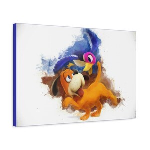 Duck Hunt Painting, 1.25&quot; Premium Canvas
