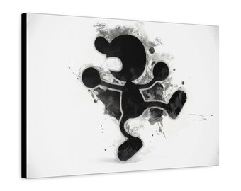 Game & Watch Painting, 1.25" Premium Canvas
