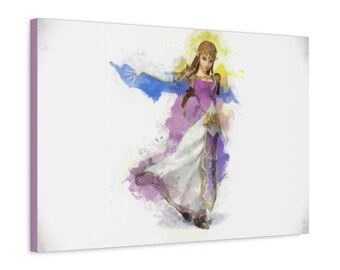 Zelda Painting, 1.25" Premium Canvas