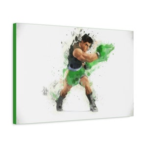 Little Mac Painting, 1.25&quot; Premium Canvas