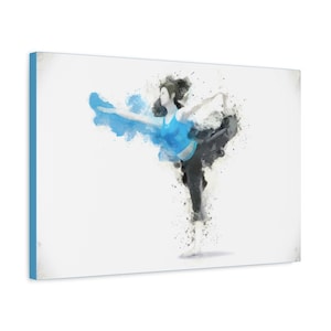 Wii Fit Trainer Painting, 1.25&quot; Premium Canvas